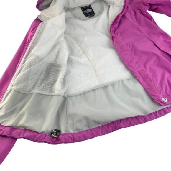 North Face Hyvent Purple Full Zip Hooded Wind Jacket - Picture 4 of 7